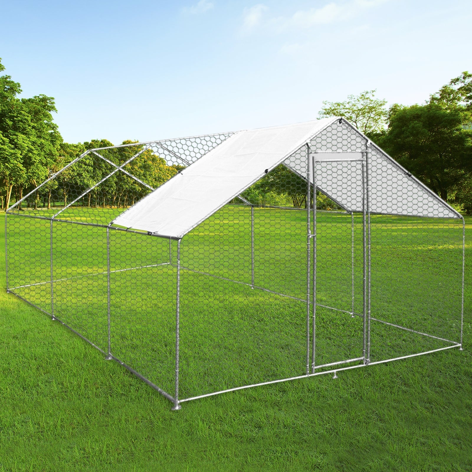 Chicken Run 4m X 6m X 2m | 4m x 6m x 2m | Green