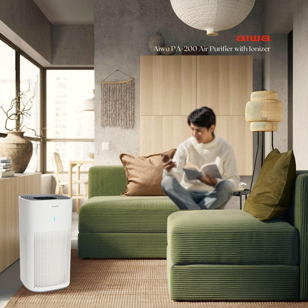 Pa-200 High Efficiency Air Purifier With Ionizer | White
