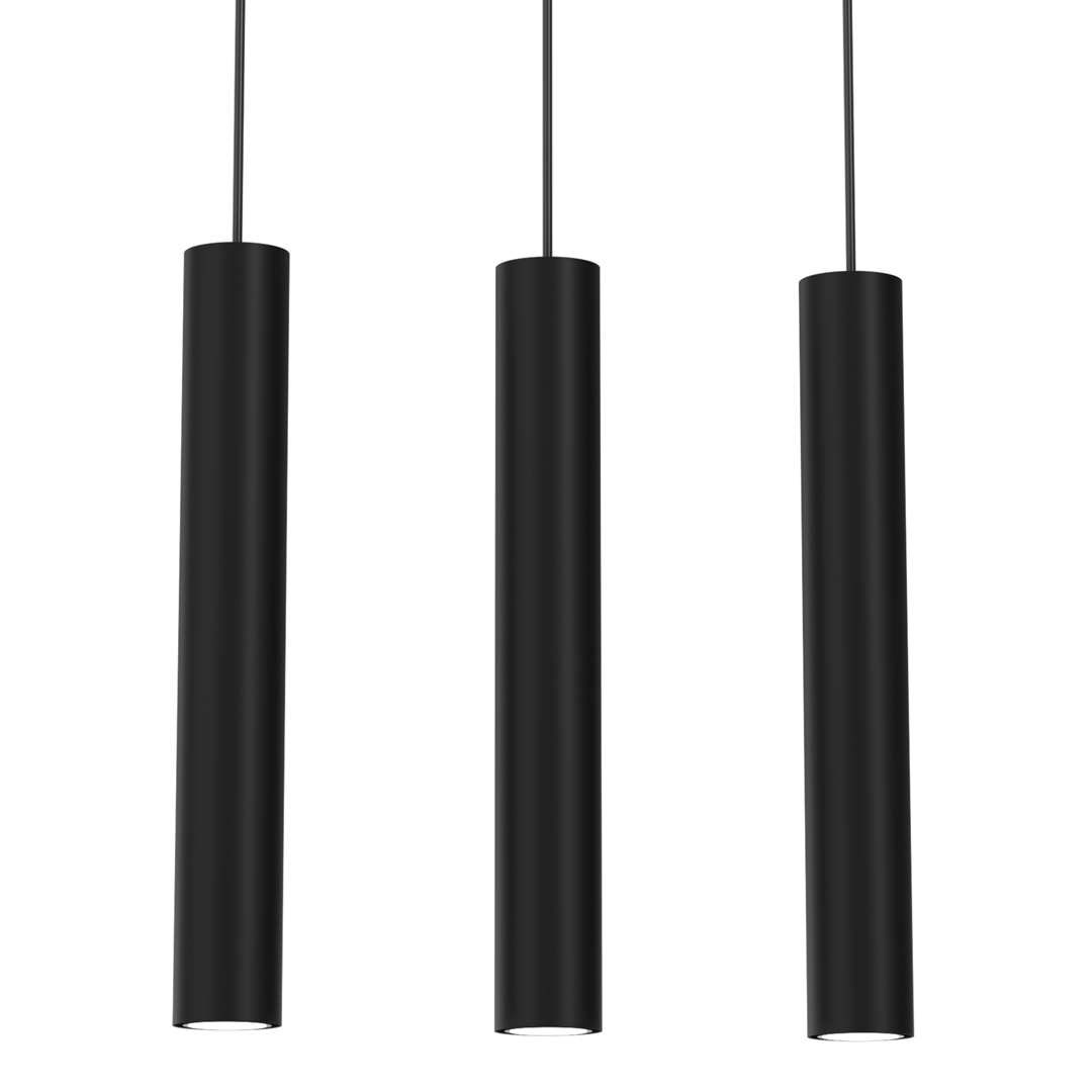 Hudson Pendant Lamp Hand Made High Quality Elegant Cylindrical Design With Matt Black Finish