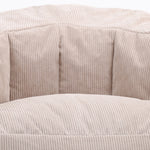 Cora Fine Cord Xl Bean Bag Sofa | Beige