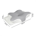 Lavio Ergonomic Pillow Cervical Neck Memory Foam Orthopedic Shoulder Pain Relief