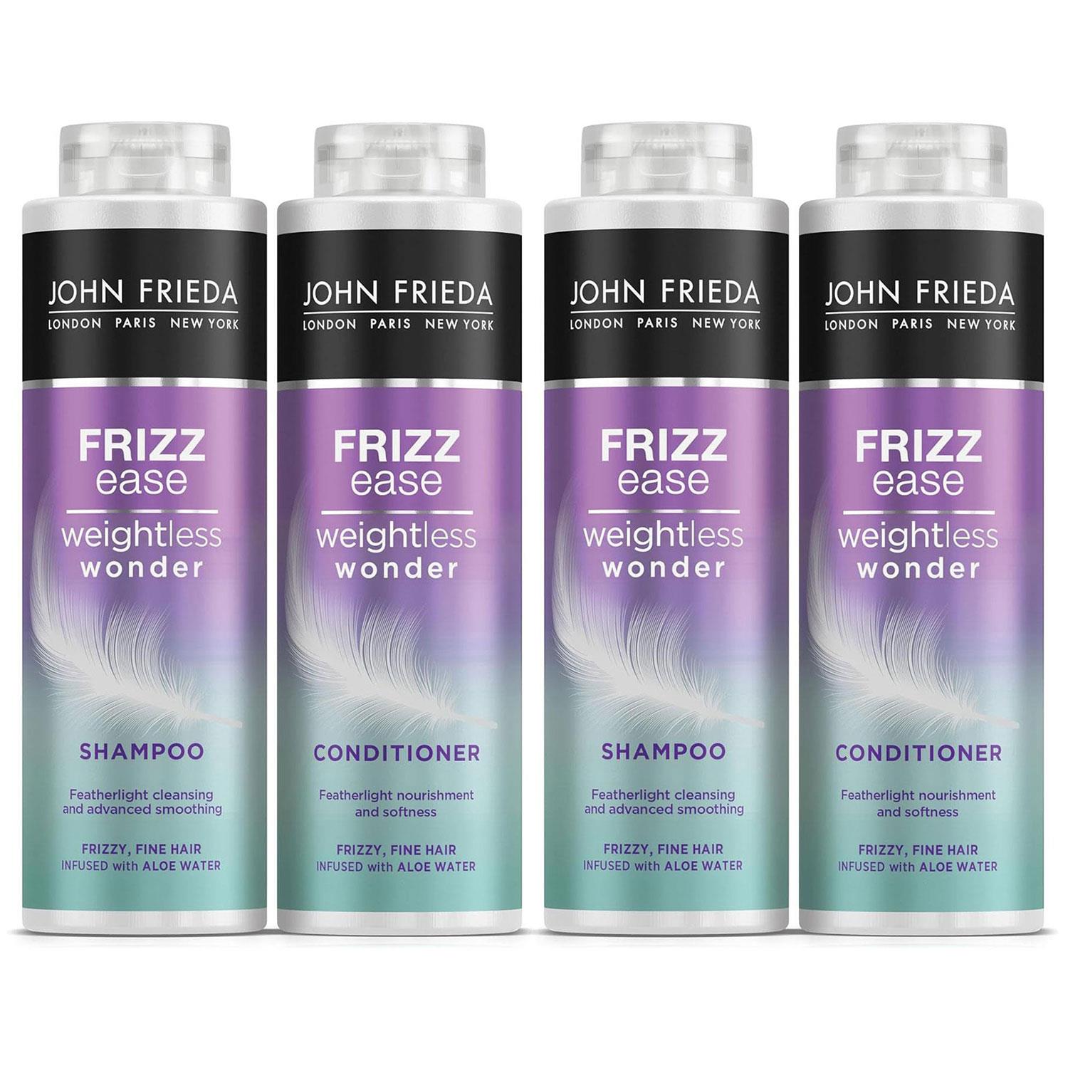 Frizz Ease Weightless Wonder Duo 2x Shampoo & 2x Conditioner, 500ml
