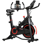 SPORTNOW Exercise Bike, Stationary Bike With Adjustable Magnetic Resistance