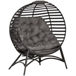 Egg Chair With Cushion Steel Frame