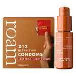 Light Brown Regular Fit Condom Pack Of 12 With Front Lubricant | 20ml
