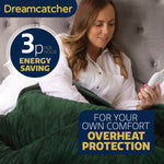 Deluxe  Xl Electric Throw Heated Double Over Blanket Soft Fleece 9 Heat & 12hr Timer Settings | XL | Green