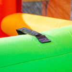 Kids Bouncy Castle With Double Slides Pool Trampoline With Blower