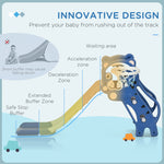 Kids Slide With Basketball Hoop, Basketball, For 18-36 Months | Blue