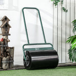 Combination Push/tow Lawn Roller Filled W/ 38l Sand Or Water