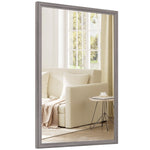 60x40cm Wall Bathroom Mirror For Home Decor, Vanity Mirror | Grey