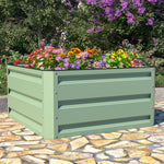 Metal Raised Garden Bed - Light Green | 60cm x 60cm