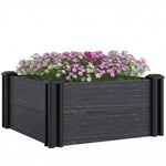 Vinyl Raised Garden Bed Kit | M | Dark Grey