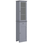 Storage Cabinet Organizer Tower With Shelves & Drawer | One Size