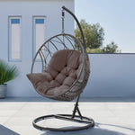 Thick Hanging Egg Swing Chair Seat Cushion | Dark Grey