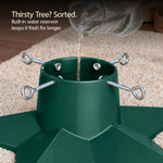 Premium Christmas Tree Stand With 1l Water Reservoir | Green