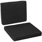Outdoor Seat And Back Cushion Set Replacement Cushions | Black