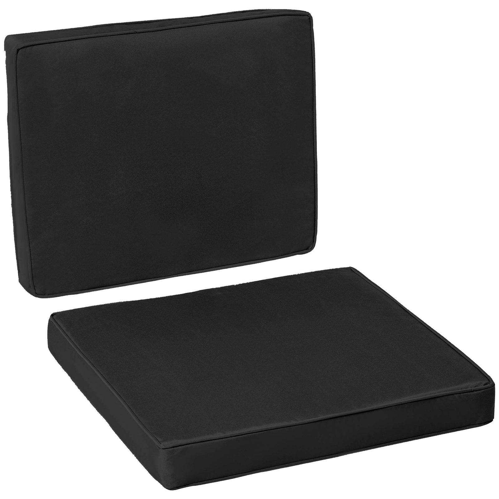 Outdoor Seat And Back Cushion Set Replacement Cushions | Black