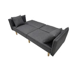 Finnley Two Seat Grey Sofa Bed | One Size | Grey