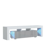 Aria Tv Unit 160cm With Led Lights | Grey