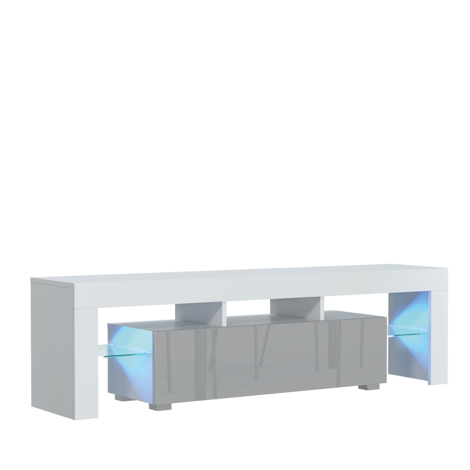 Aria Tv Unit 160cm With Led Lights | Grey