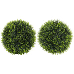 Set Of 2 Artificial Plant Topiary Balls Faux Plants Decor