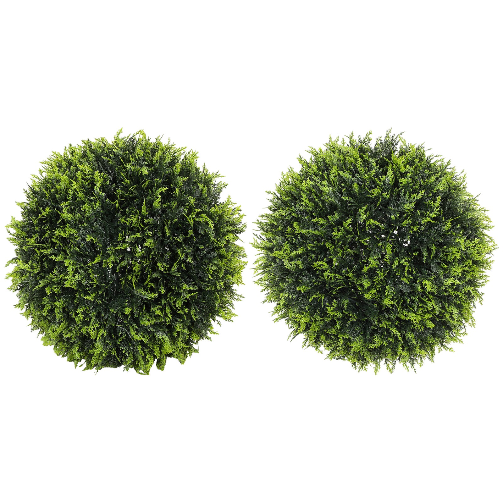 Set Of 2 Artificial Plant Topiary Balls Faux Plants Decor