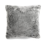 Arctic Wolf Grey Faux Fur Cushion