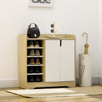 Shoe Cabinet Shoe Storage Organizer With Five Open Shelves