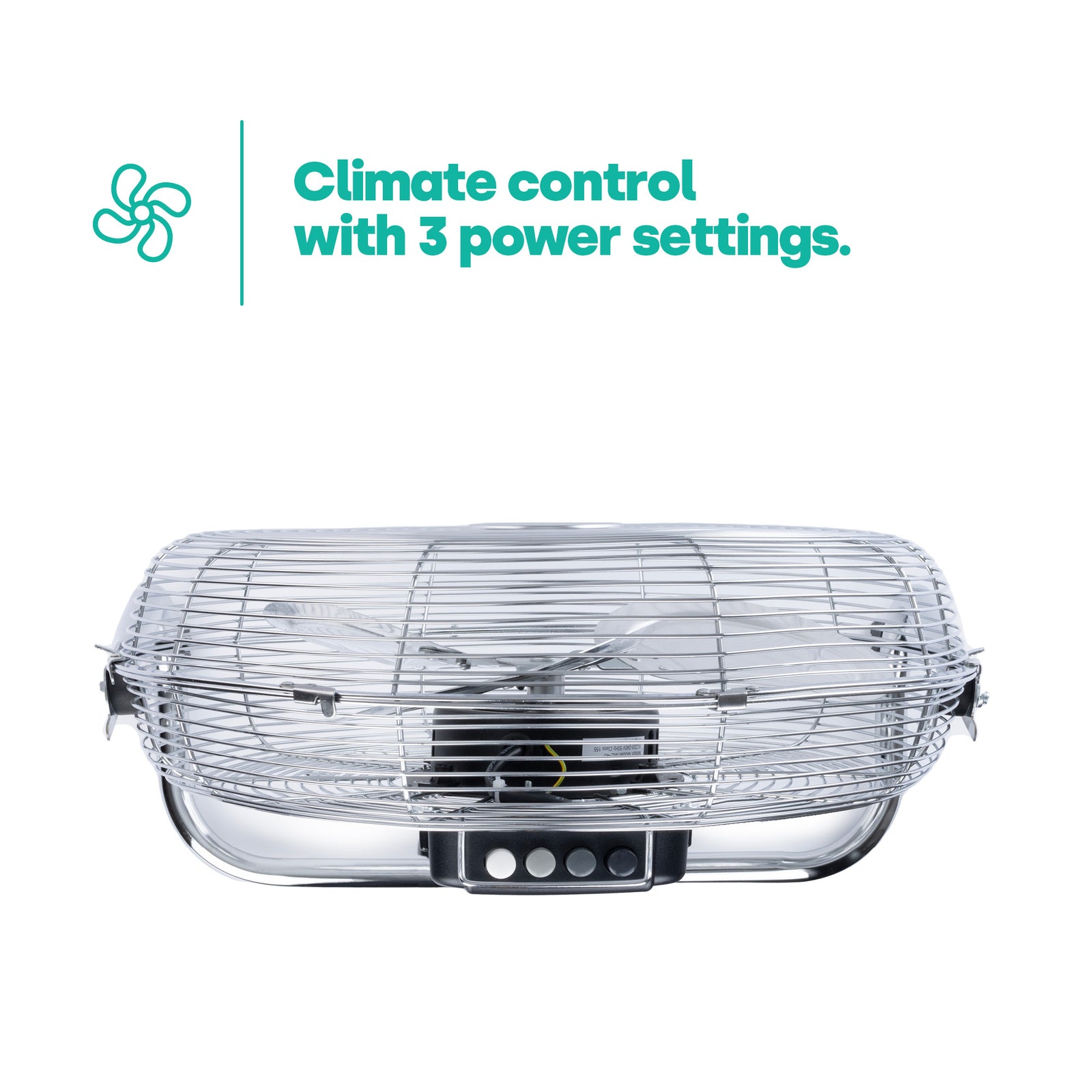 Chrome Floor Fan - 20"