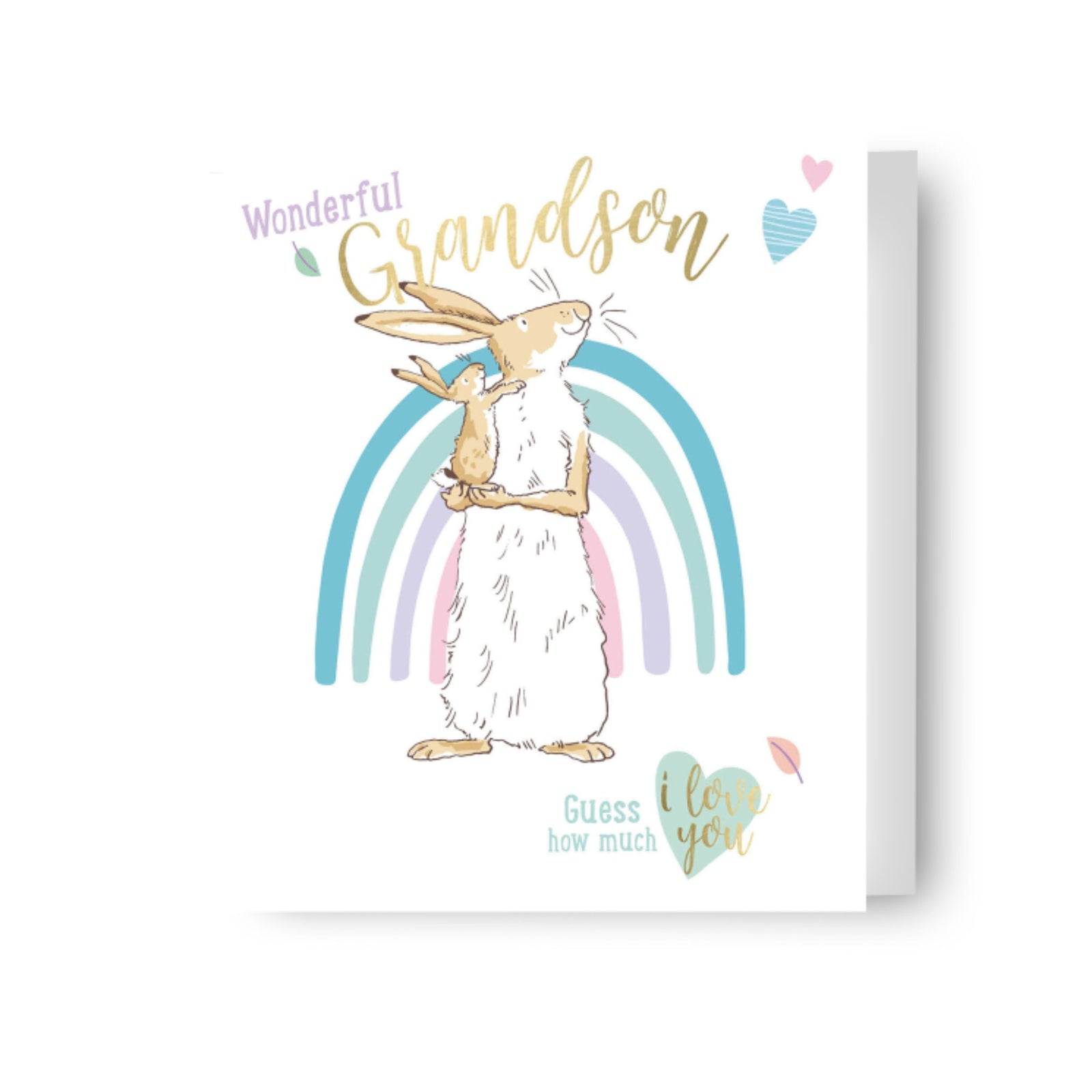 Guess How Much I Love You Grandson Birthday Card Official Product