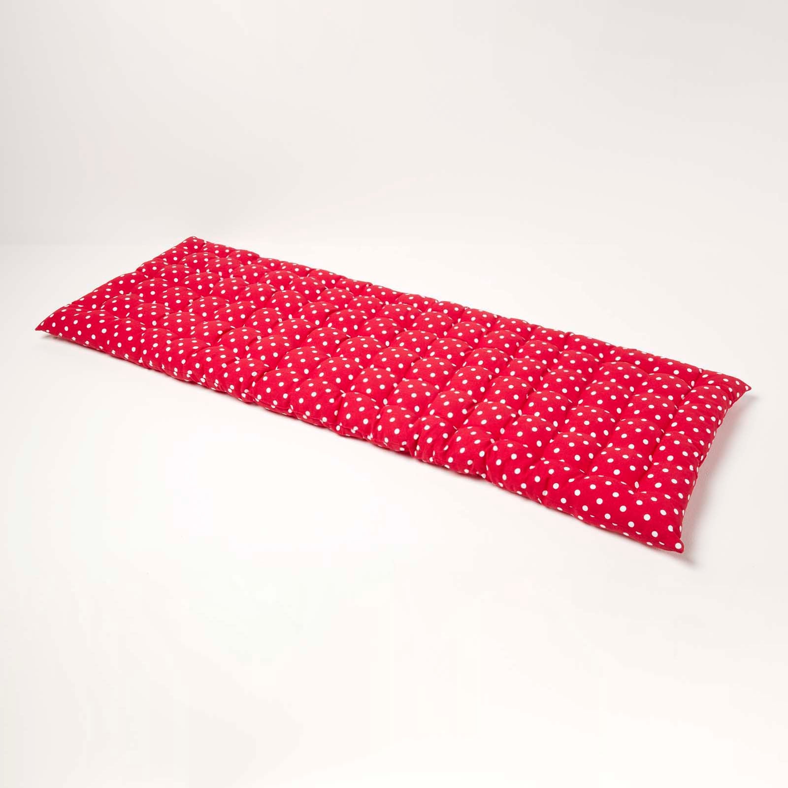 Red Polka Dot Bench Cushion 2 & 3 Seater | 3 | Red