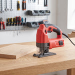 Breeins 1100w Electric Jigsaw With 6 Variable Speeds And 10 Cutting Blades