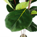 120cm Artificial Fiddle Fig Tree Premium