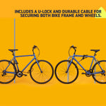 Bike U-lock With Cable