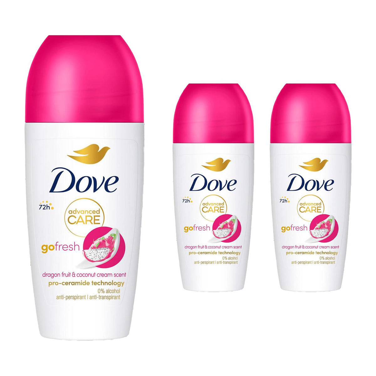 Advanced Care Go Fresh Women's Roll On With 72h Protection 50ml | Set of 3
