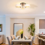 Acrylic Lamp Ceiling Light Pendant Chandelier With 3 Lights