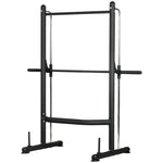 Adjustable Squat Rack With Pull-up Bar For Home Gym | Black