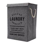 Living and Home Foldable Home Laundry Baskets Laundry Hamper With Lid And Rope Handles