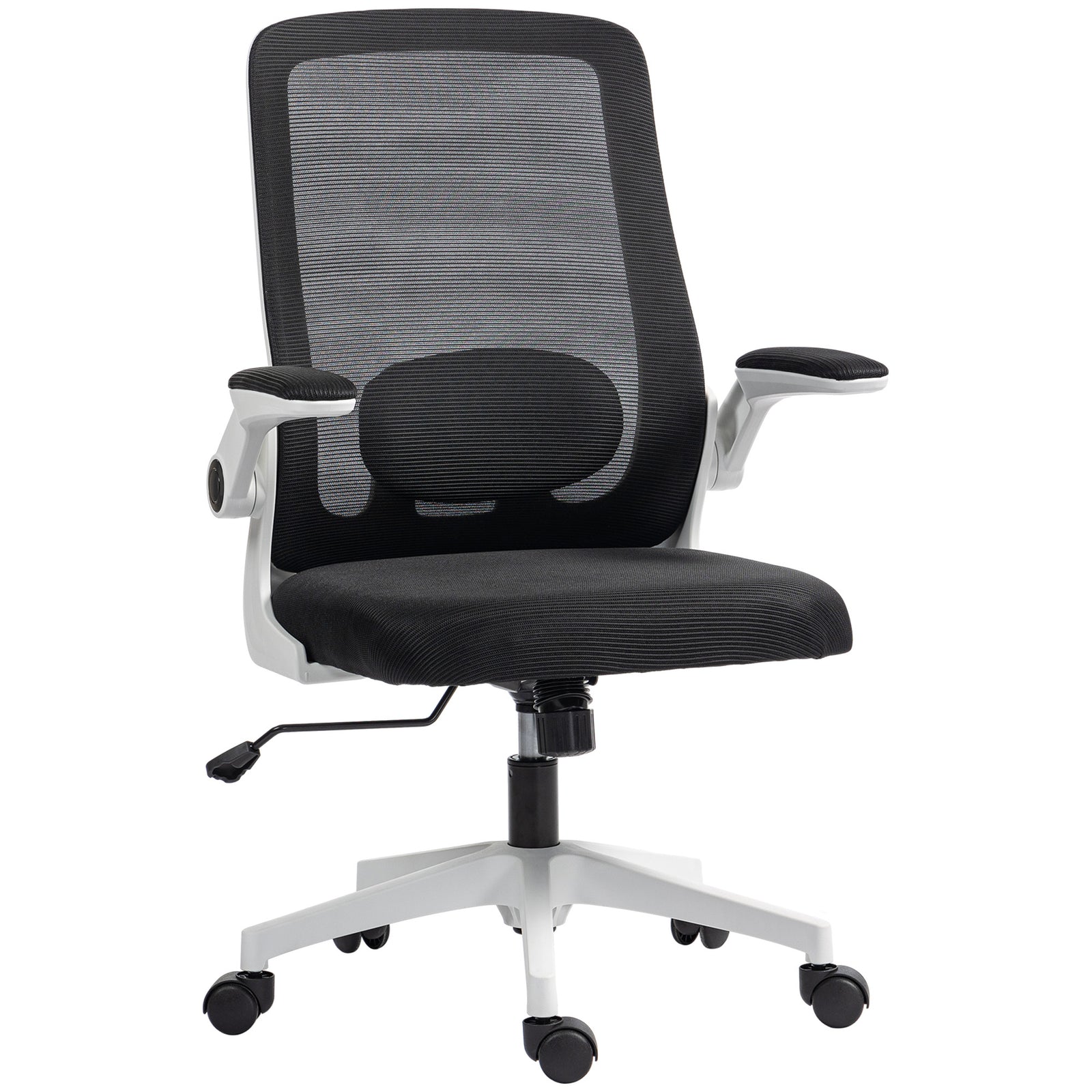 Mesh Desk Chair With Tilt Function, Lumbar Support | Black