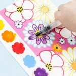 Paint-a-picture Set (Butterflies & Flowers) - 16-page Nature Painting Book