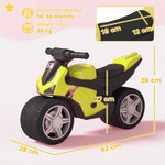 AIYAPLAY Balance Bike For 18-36 Months With Music Extra-wide Wheels
