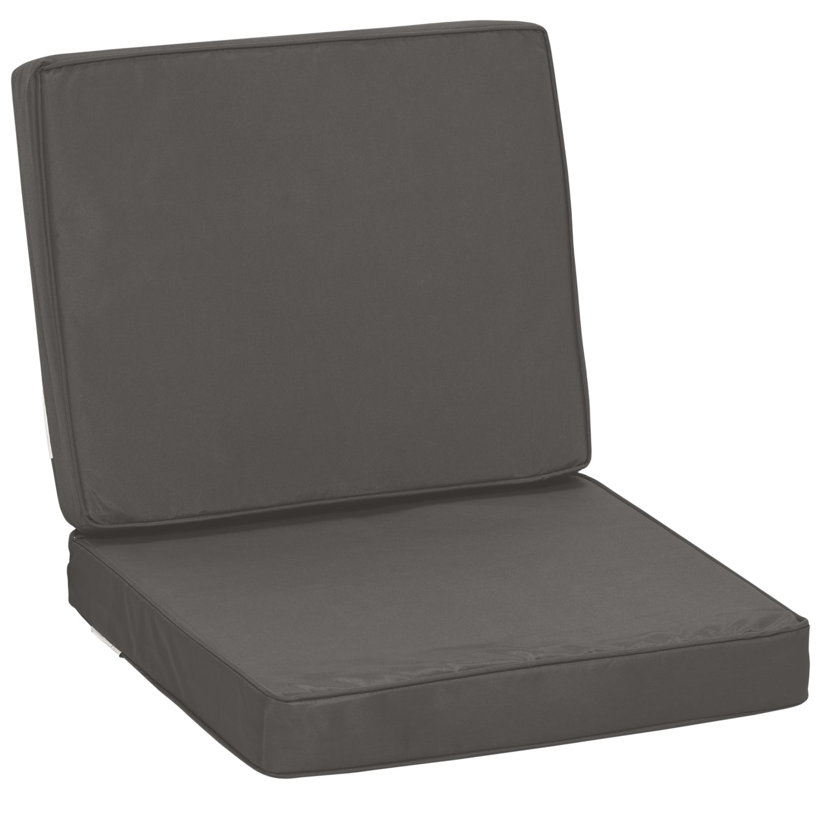 Outdoor Seat And Back Cushion Set Replacement Cushions | Dark Gray