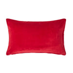 Luxury Cotton Velvet Cushion Cover | 30cm x 50cm | Red