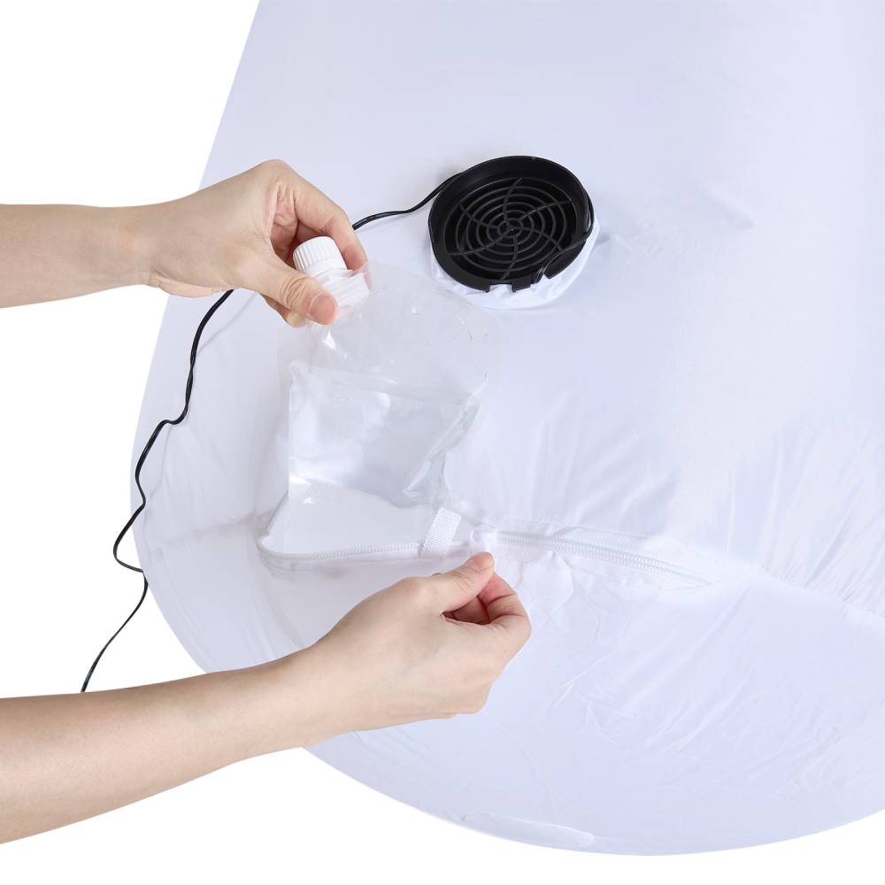 8ft Halloween Inflatable Spooky Ghost Decorations With Build-in Led Lights