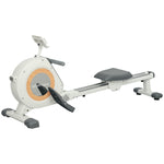 16-level Magnetic Rowing Machine W/ Lcd Monitor | White