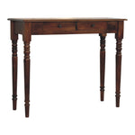 Solid Wood Heritage Turned-leg Console Table
