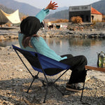 Portable Folding Camping Chair | One Size | Navy Blue