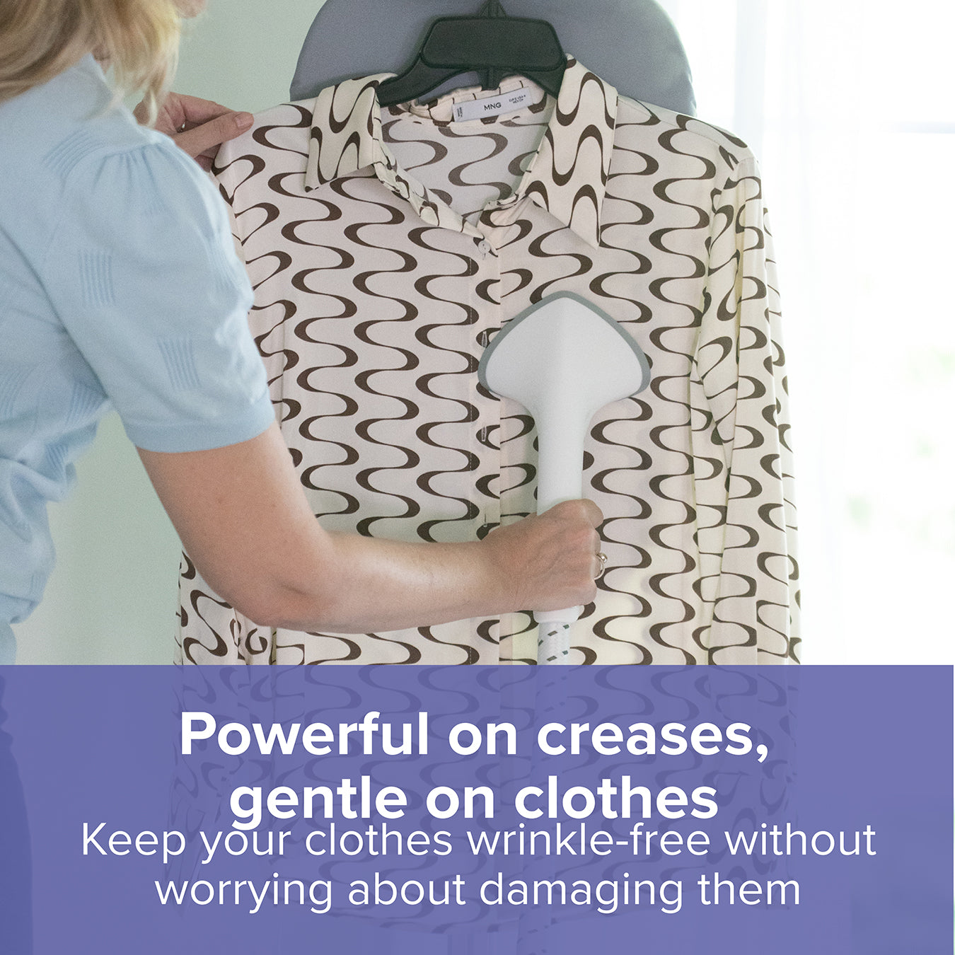 Steam Tower Plus - Vertical & Horizontal Clothes Steamer with Adjustable Ironing Board