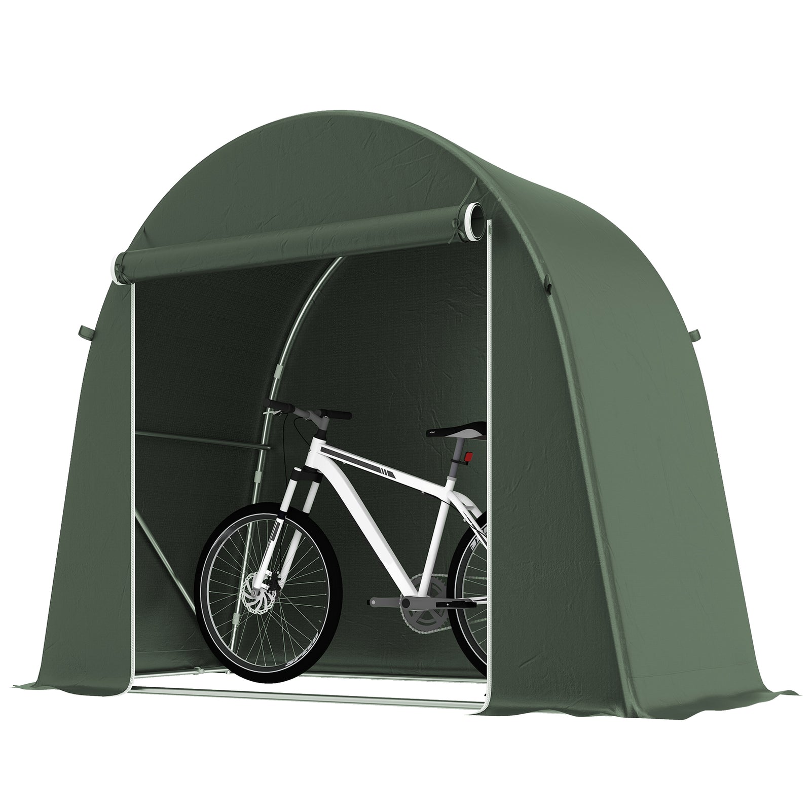 8 X 4 Ft Garden Storage Shed Tent Bike Tent | Green
