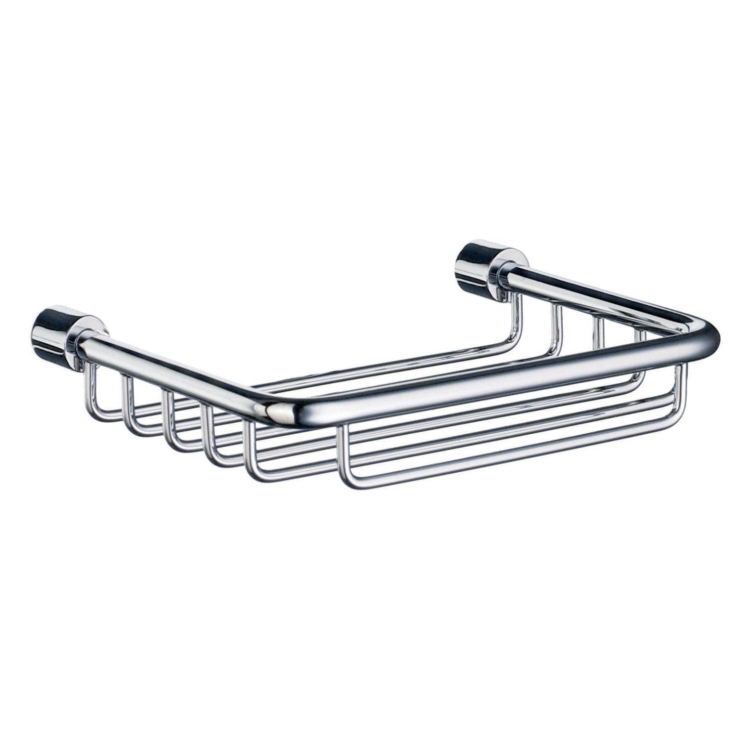 Polished Chrome Shower Soap Basket Wall Mounted | Polished Chrome
